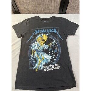 Metallica Their Money Tips Her Scales Again T-Shirt - Black - Small